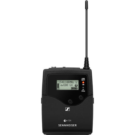 Sennheiser EW 500 G4-MKE2 Sistema Micrófono Lavalier Inalámbrico Omni 330' Alcance 8h Batería