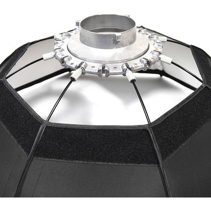 Savage Modmaster Softbox Octogonal Multi Tela 35 Pulgadas Reversible Plata Oro Difusor Front