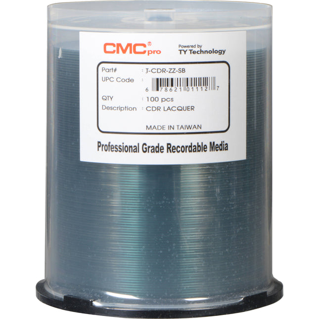 CMC Pro CD-R 700MB 48x Disco Grabable Silver Lacquer 100 piezas