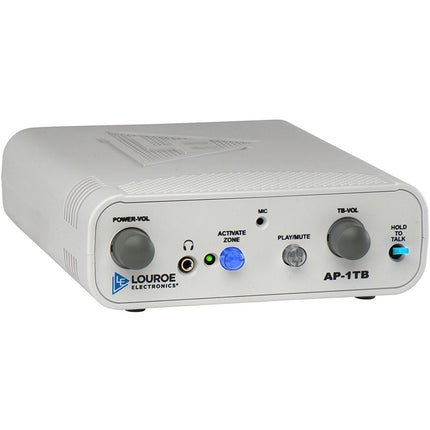 Louroe AP-1TB Estación Base de Audio con Micrófono y Altavoz 1000 pies