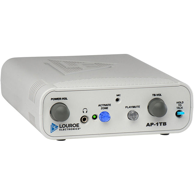 Louroe AP-1TB Estación Base de Audio con Micrófono y Altavoz 1000 pies