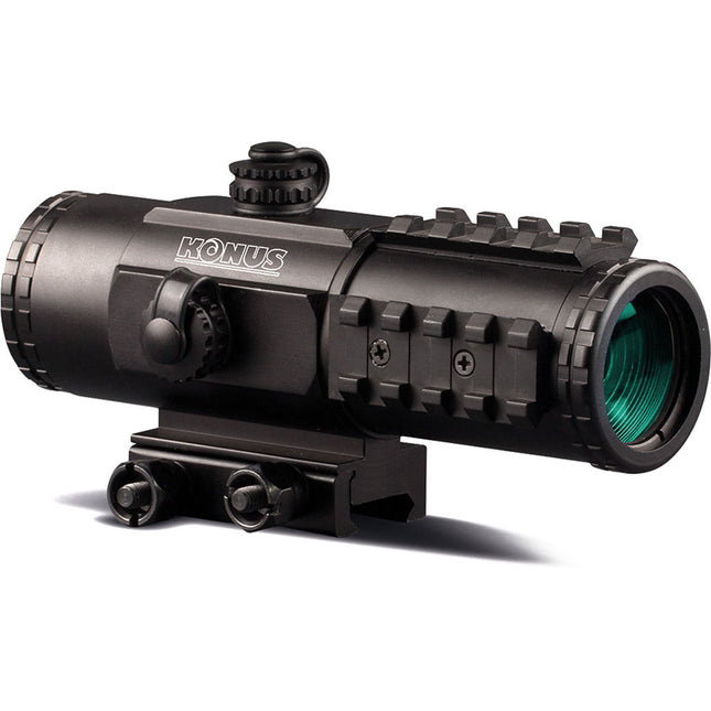 Konus 3x30 SightPro-PTS2 Mira Prisma 3x Retícula Iluminada Roja Azul