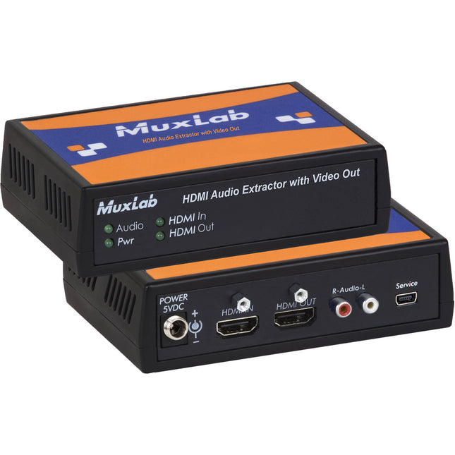 MuxLab Extractor de Audio HDMI con Dolby DTS 4K 60Hz HDMI 2.0