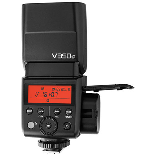 Godox V350C Flash para Canon Recargable Li-Ion 2.4 GHz 118' Guía