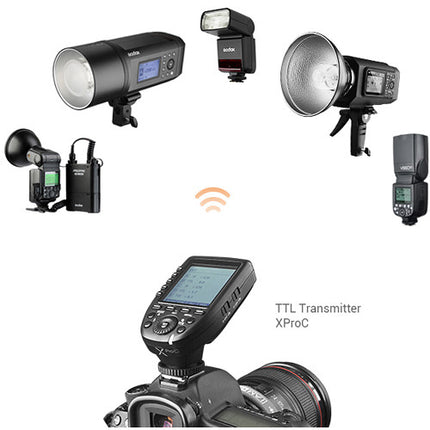 Godox V350C Flash para Canon Recargable Li-Ion 2.4 GHz 118' Guía