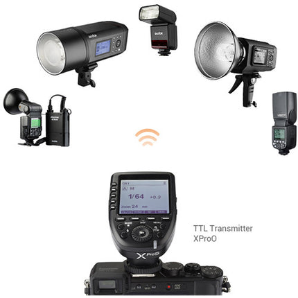 Godox V350N Flash para Cámaras Nikon con Batería Li-Ion y 2.4 GHz inalámbrico