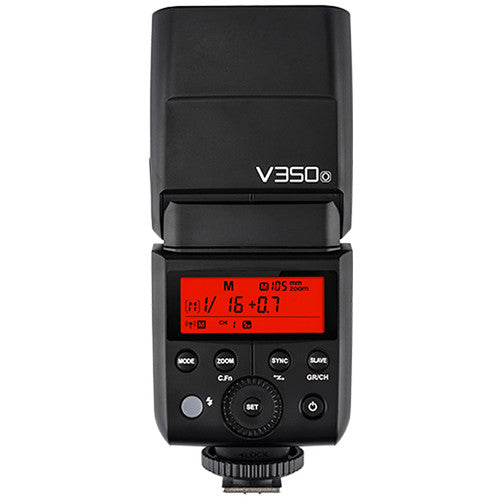 Godox V350N Flash para Cámaras Nikon con Batería Li-Ion y 2.4 GHz inalámbrico