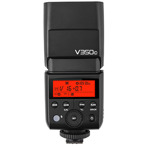 Godox V350C Flash para Canon Recargable Li-Ion 2.4 GHz 118' Guía