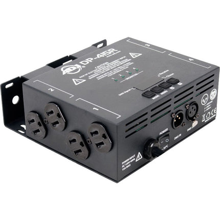 ADJ DP-415R Dimmer y Switch Pack 4 Canales con Display Digital y Soporte RDM