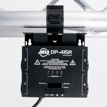 American DJ DP-415R Dimmer y Switch Pack 4 Canales 8 Enchufes Pantalla Digital