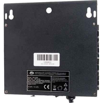 American DJ DP-415R Dimmer y Switch Pack 4 Canales 8 Enchufes Pantalla Digital