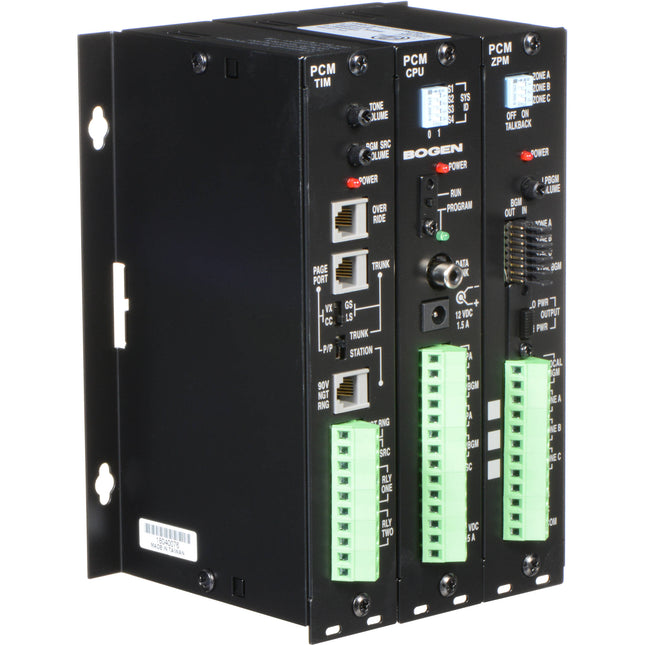 Bogen PCM2000 Sistema de Intercomunicación 3 Zonas 70V 32 Grupos Programables