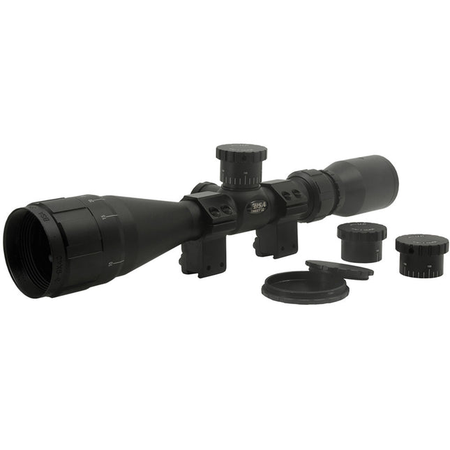 BSA Optics 3-9x40 Sweet .22 AO Visor Riflescope 1 Pulgada Parallax Ajustable