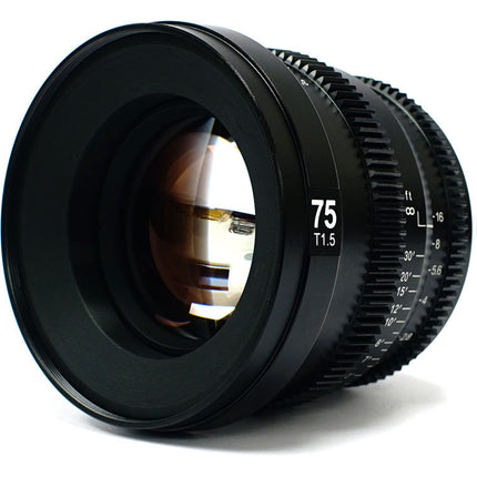 SLR Magic MicroPrime Cine 75mm T1.5 Montura E Para Sensor Full Frame 4K