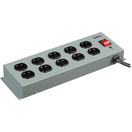 Belkin 10-Socket Metal SurgeMaster Protector de Sobretensión 885 Joule 10 Tomas