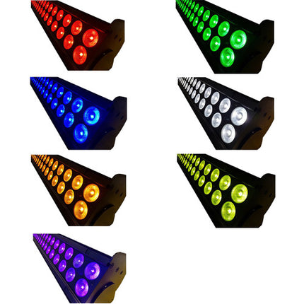 Elation Professional SEVEN Batten 72 Wash de 6 pies 60x25W LEDs RGBAW+Lime+UV