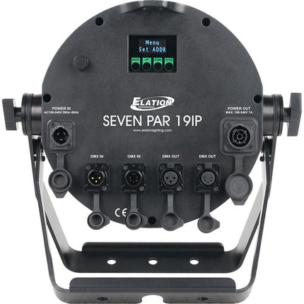 Elation Professional SEVEN PAR 19IP Luz Par RGBALUV 19x25W IP65 PowerCON