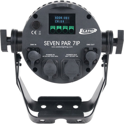Elation Professional SEVEN PAR 7IP Luz Wash LED 7x25W IP65 powerCON