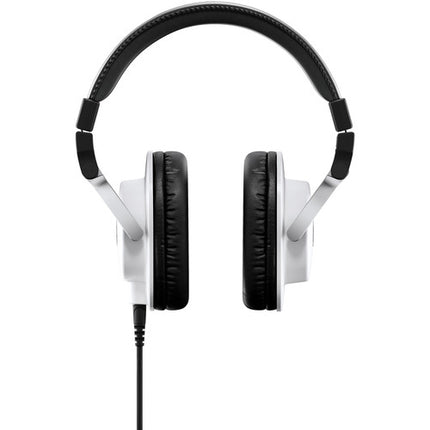 Yamaha HPH-MT5W Auriculares de Monitor de Estudio Blanco 40mm con Cable de 3 Metros y Adaptador 1/4"