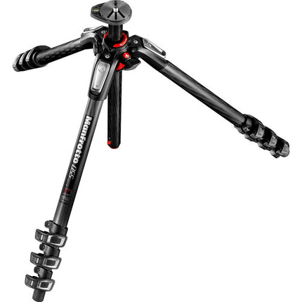 Manfrotto MT055CXPRO4 trípode fibra carbono altura 186 cm carga 9 kg cabeza 400 geared