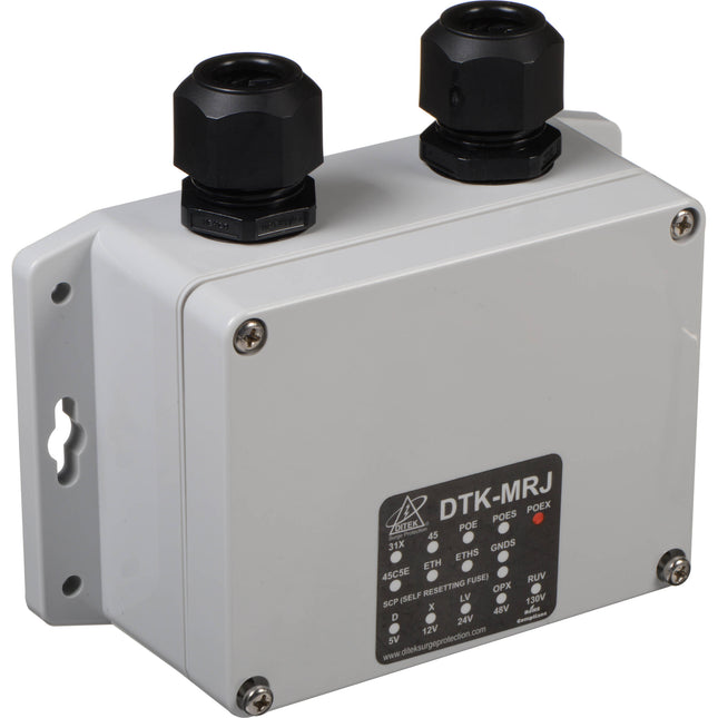 DITEK DTK-MRJPOEX Protector de Sobretensión Exterior para PoE Cat 6A 328ft
