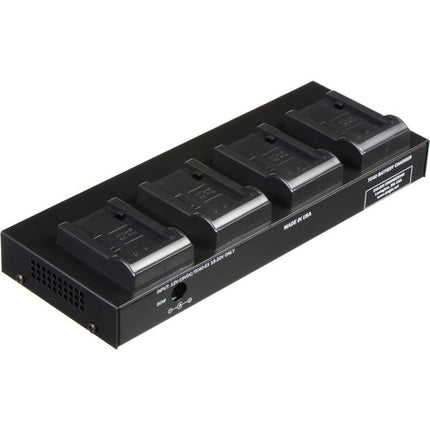 Dolgin Engineering Cargador de Baterías para Sony NP-FZ100 4 Bahías LED