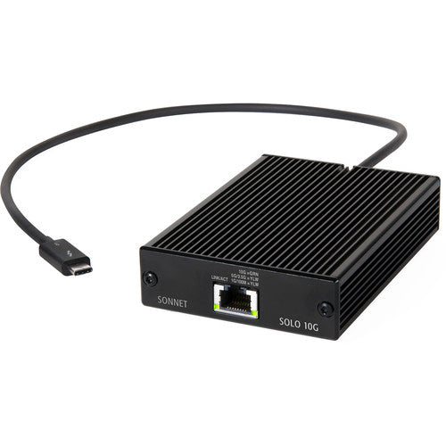 Sonnet Solo 10G Adaptador Ethernet 10 GbE Thunderbolt 3 Fanless NBASE-T