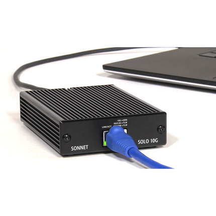 Sonnet Solo 10G Adaptador Ethernet 10 GbE Thunderbolt 3 Fanless NBASE-T