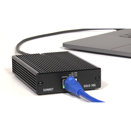 Sonnet Solo 10G Adaptador Ethernet 10 GbE Thunderbolt 3 Fanless NBASE-T