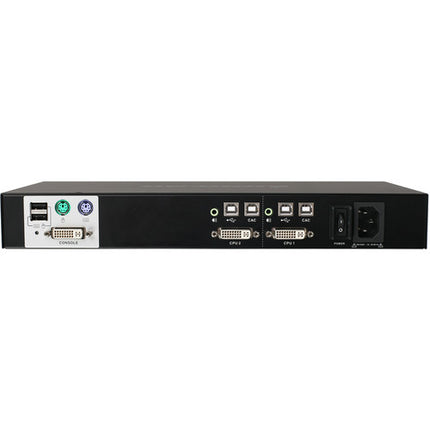 IOGEAR 2 Puertos Dual-Link DVI Switch KVM Seguro 3840x2160 TAA