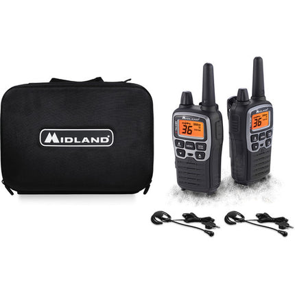 Midland X-Talker T77VP5 Radio Bidireccional UHF 36 Canales Dual Pack 1000mAh