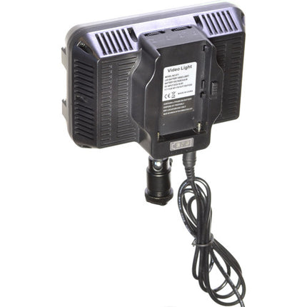 Bescor XT160 Luz LED Bicolor para Cámara Temperatura 3200-5400K Regulable 10-100% Filtro Naranja y Difusión