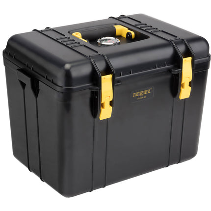 Ruggard Estuche Seco Portátil con Deshumidificador Negro 22.4L Humidímetro