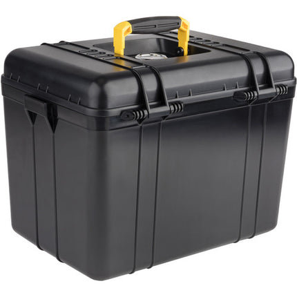 Ruggard Estuche Seco Portátil con Deshumidificador Negro 22.4L Humidímetro
