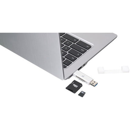 IOGEAR USB Type-C Duo Lector y Escritor de Tarjetas USB 3.1 y UHS-I 104 MB/s