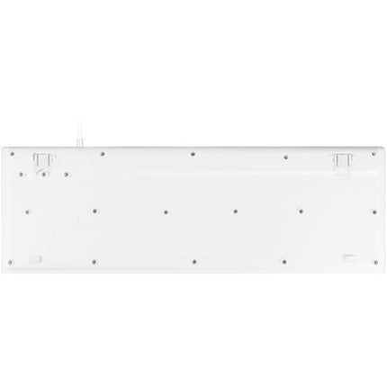 Macally Teclado USB Blanco 103 Teclas Teclas de Acceso Rápido y Perfil Bajo