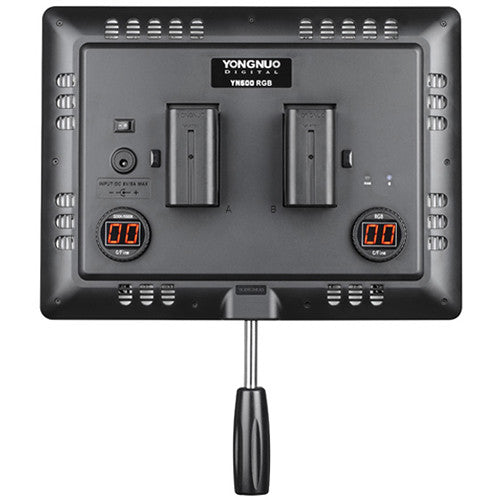 Yongnuo YN600 Luz LED RGB Bicolor Dimmable 3200 5500K ultrafina para cámara