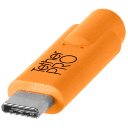 Tether Tools TetherPro Cable USB 2.0 Type-C a Mini-USB B 4.5m y Placa TetherBLOCK QR Plus