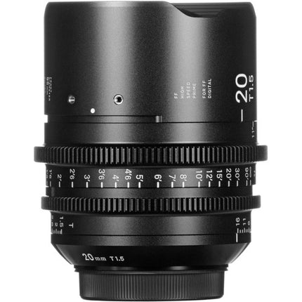 Sigma FF Kit de 7 Lentes Prime Alta Velocidad Montura Canon EF con Estuche y 9 Cuchillas de Diafragma