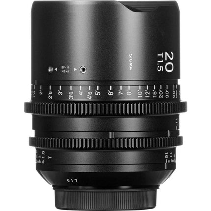 Sigma FF Kit de 7 Lentes Prime Alta Velocidad Montura Canon EF con Estuche y 9 Cuchillas de Diafragma