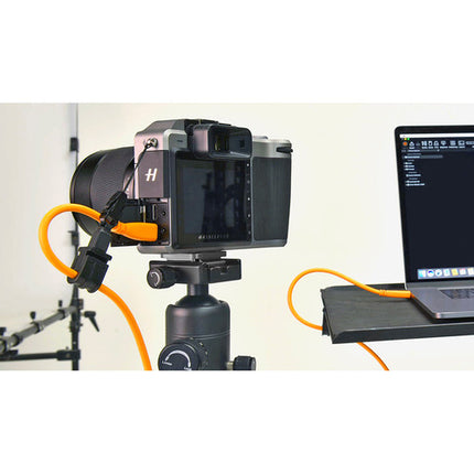 Tether Tools TetherPro Cable USB Tipo C a USB Tipo C 10 pies 5 Gb/s Naranja