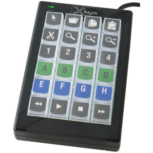X-keys XK-24 Teclado Control 24 Teclas Retroiluminación USB IP40