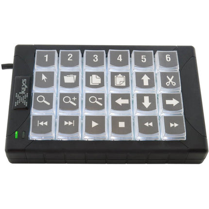 X-keys XK-24 Teclado Control 24 Teclas Retroiluminación USB IP40