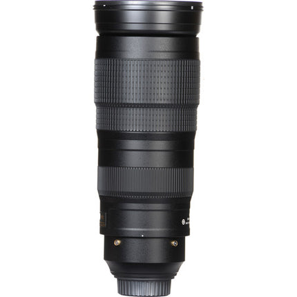 Nikon AF-S NIKKOR 200-500mm f/5.6E ED VR Zoom para cámara F-Mount con estabilizador y collar para trípode