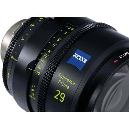 ZEISS Supreme Prime 29mm T1.5 Lente Cine PL Mount Enfoque Interno