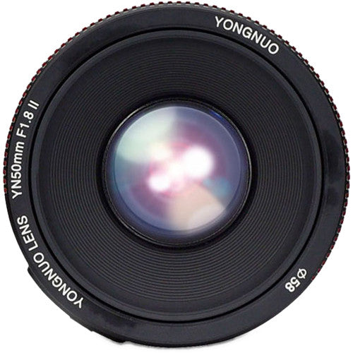 Yongnuo YN 50mm f1.8 II Lente para Canon EF Montura EF Full Frame 58mm