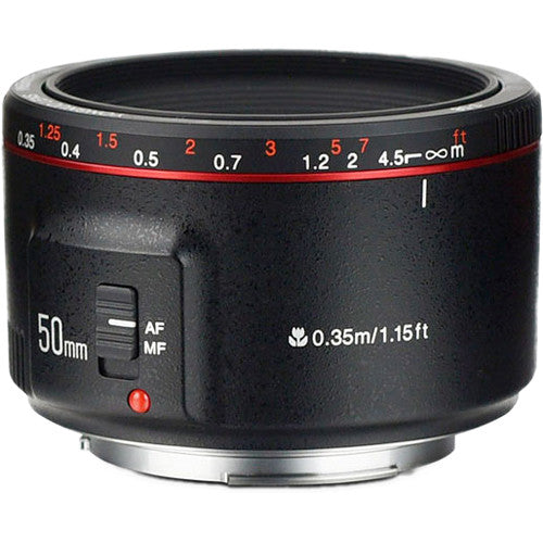 Yongnuo YN 50mm f1.8 II Lente para Canon EF Montura EF Full Frame 58mm