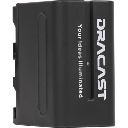 Dracast Kit de 2 Baterías NP-F 6600mAh con Cargadores y Adaptador V-Mount