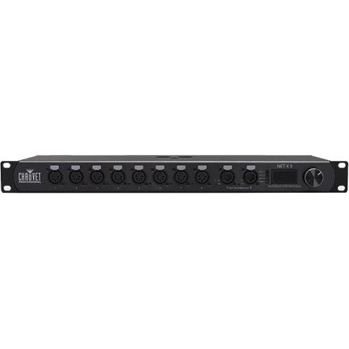 CHAUVET Professional Net-X II Nodo Ethernet a DMX con 8 Universos y Grabación Integrada