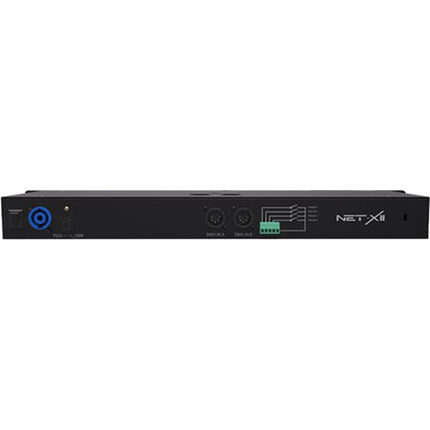 CHAUVET Professional Net-X II Nodo Ethernet a DMX con 8 Universos y Grabación Integrada